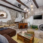 Rustic Stone House With Pool