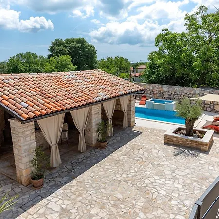 Rustic Stone House With Pool