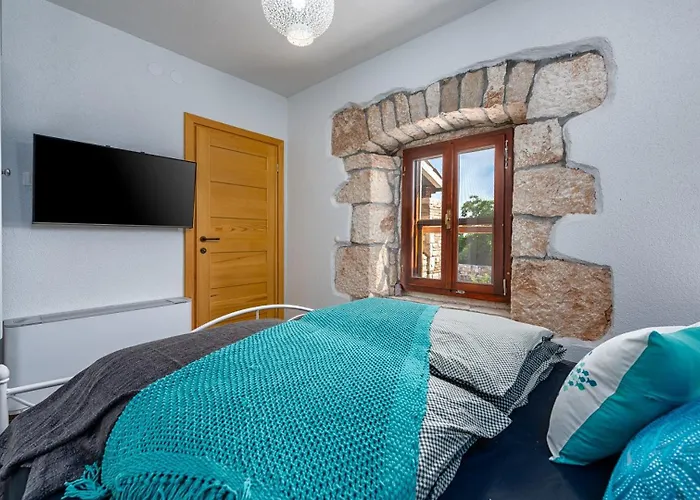 Rustic Stone House With Pool