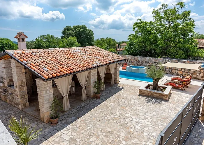 Rustic Stone House With Pool